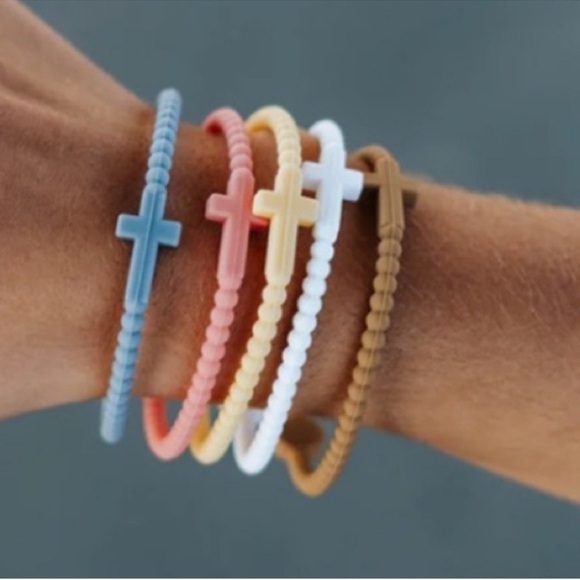 In God We Must 5 CROSS BRACELET COLLECTION. NWT - Picture 1 of 4